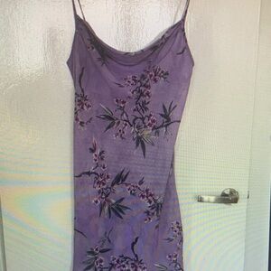 Zara Purple Floral Mini Dress